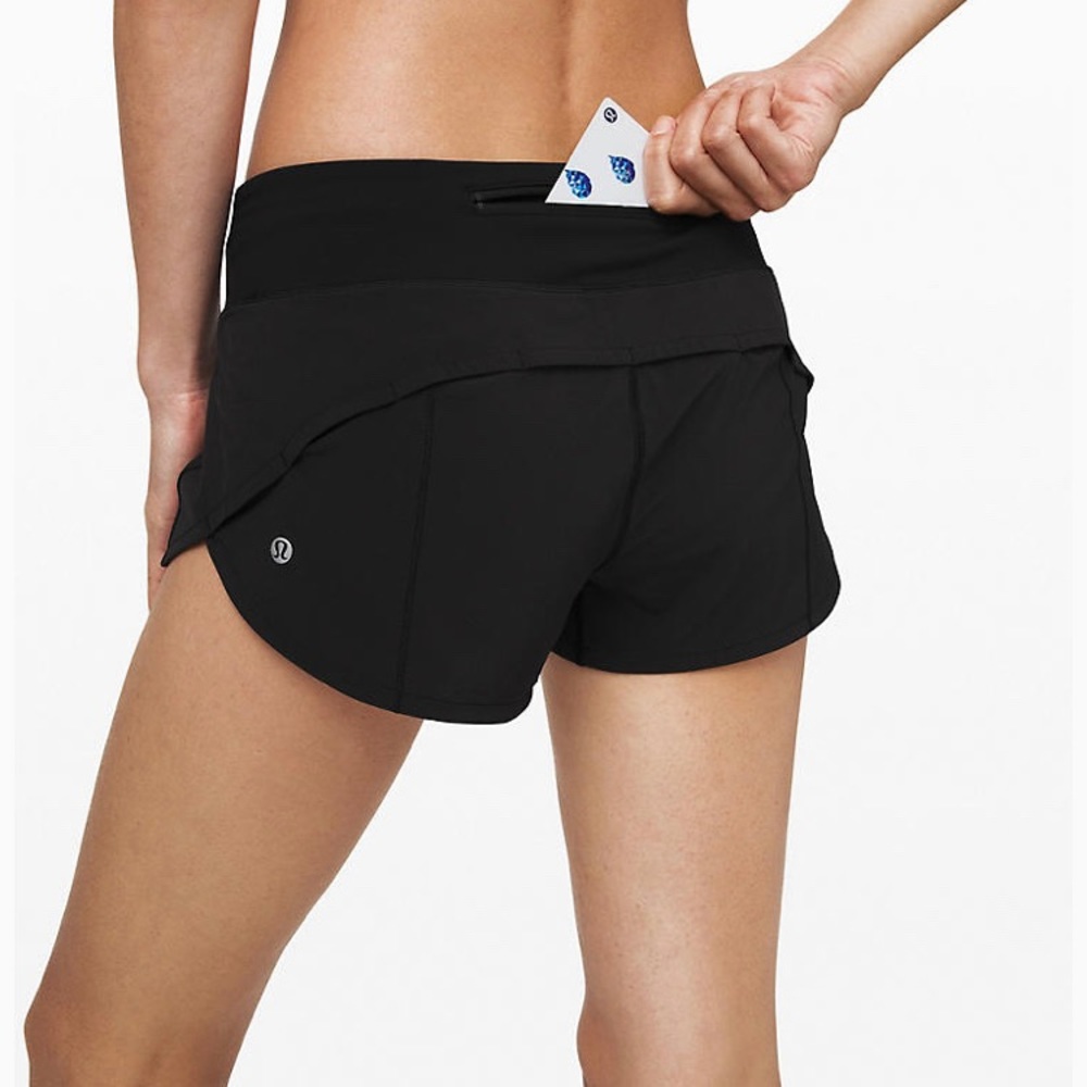 LULULEMON Speed Up Short 2.5” Black